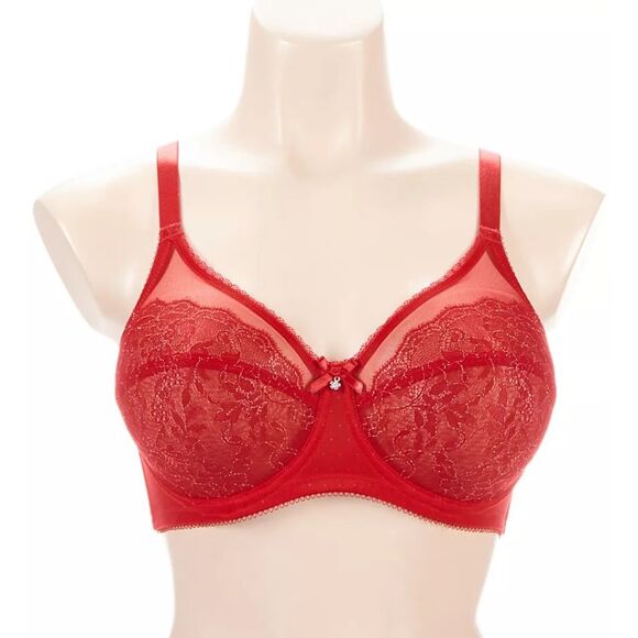 WACOAL Retro Chic Full Figure Unlined Lace Underwire Bra 38C - Picture 2 of 4